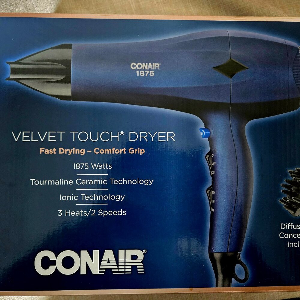 Conair Velvet Touch Hair Dryer (1875 Watts)